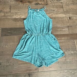 Old Navy Romper Summer One Piece Teal Green